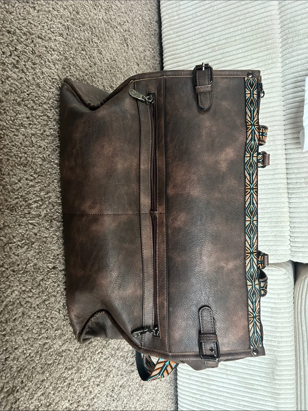 Brown Leather work bag